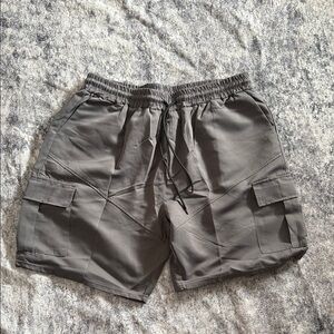 SHEIN Men's Charcoal Cargo Shorts NWOT